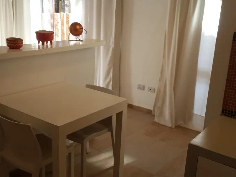 Mesa comedor y barra del monoambiente